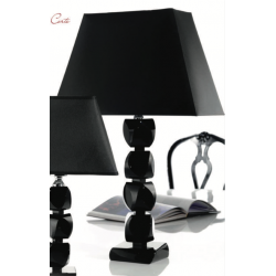 Lampada da tavolo Gemma nera Lampada da tavolo Gemma nera